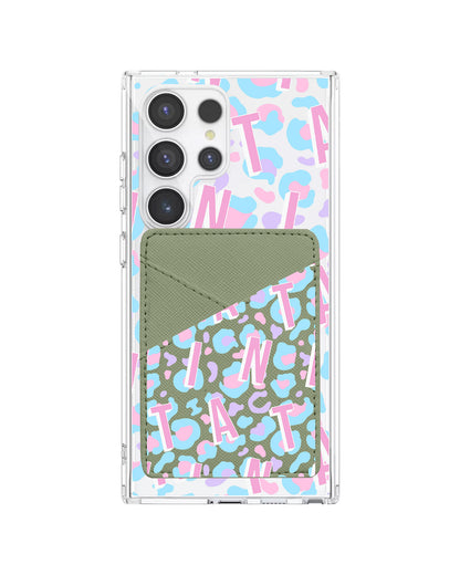 Android Phone Wallet Case - Leopard Monogram 6.0