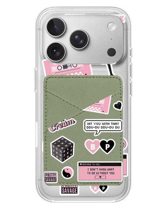 iPhone Phone Wallet Case - Blackpink Sticker Pack
