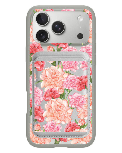 iPhone Magnetic Wallet Case - January Carnation