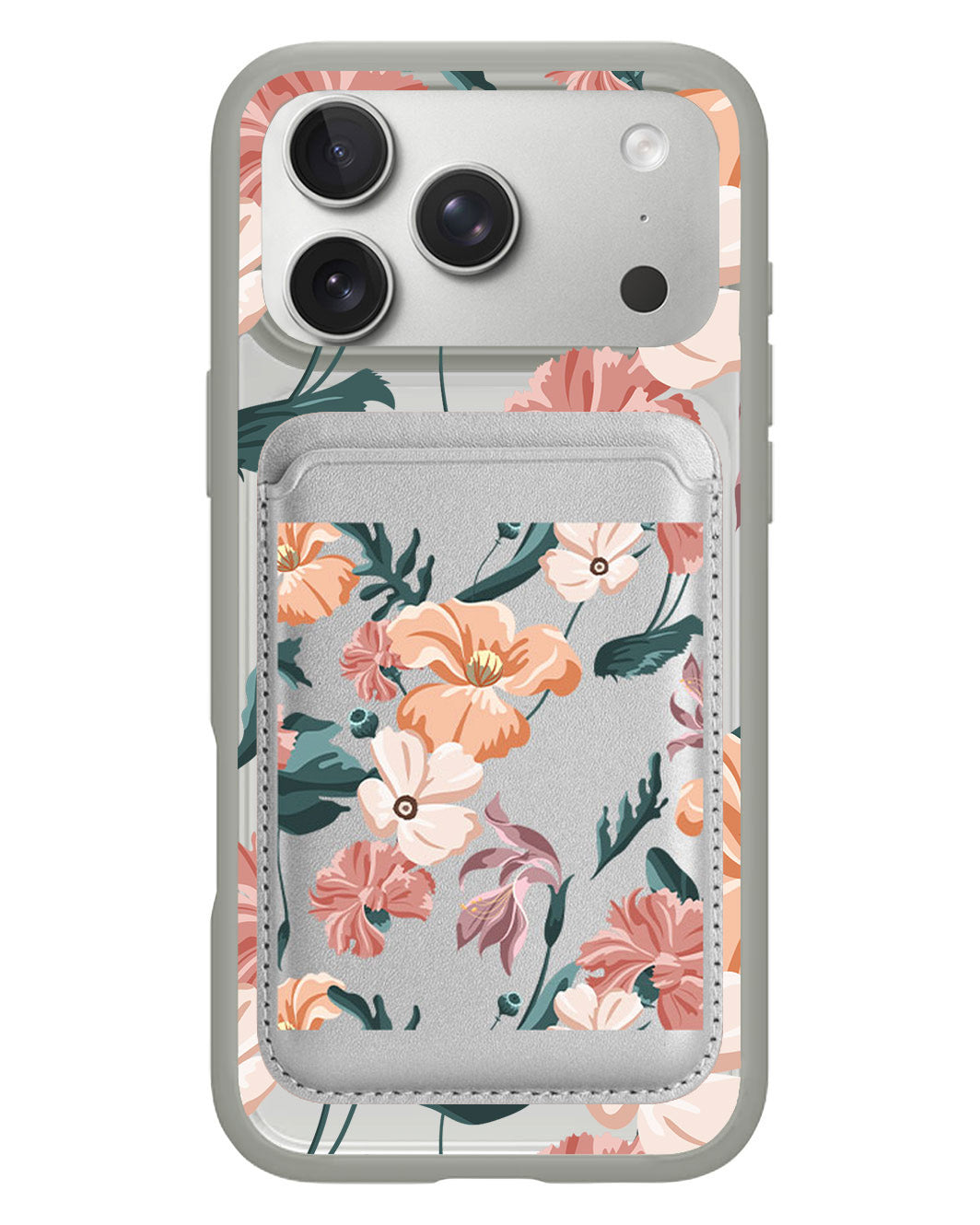 iPhone Magnetic Wallet Case - Botanical Garden 1.0