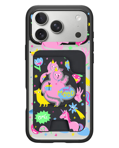 iPhone Magpop Wallet - Monster Say Good Mood
