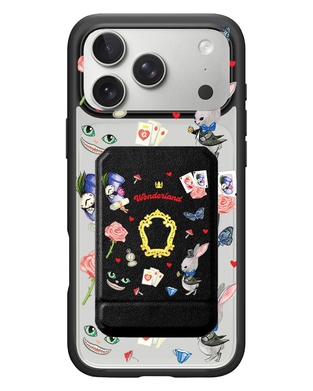 iPhone Magnetic Multifold Wallet - Wonderland 2