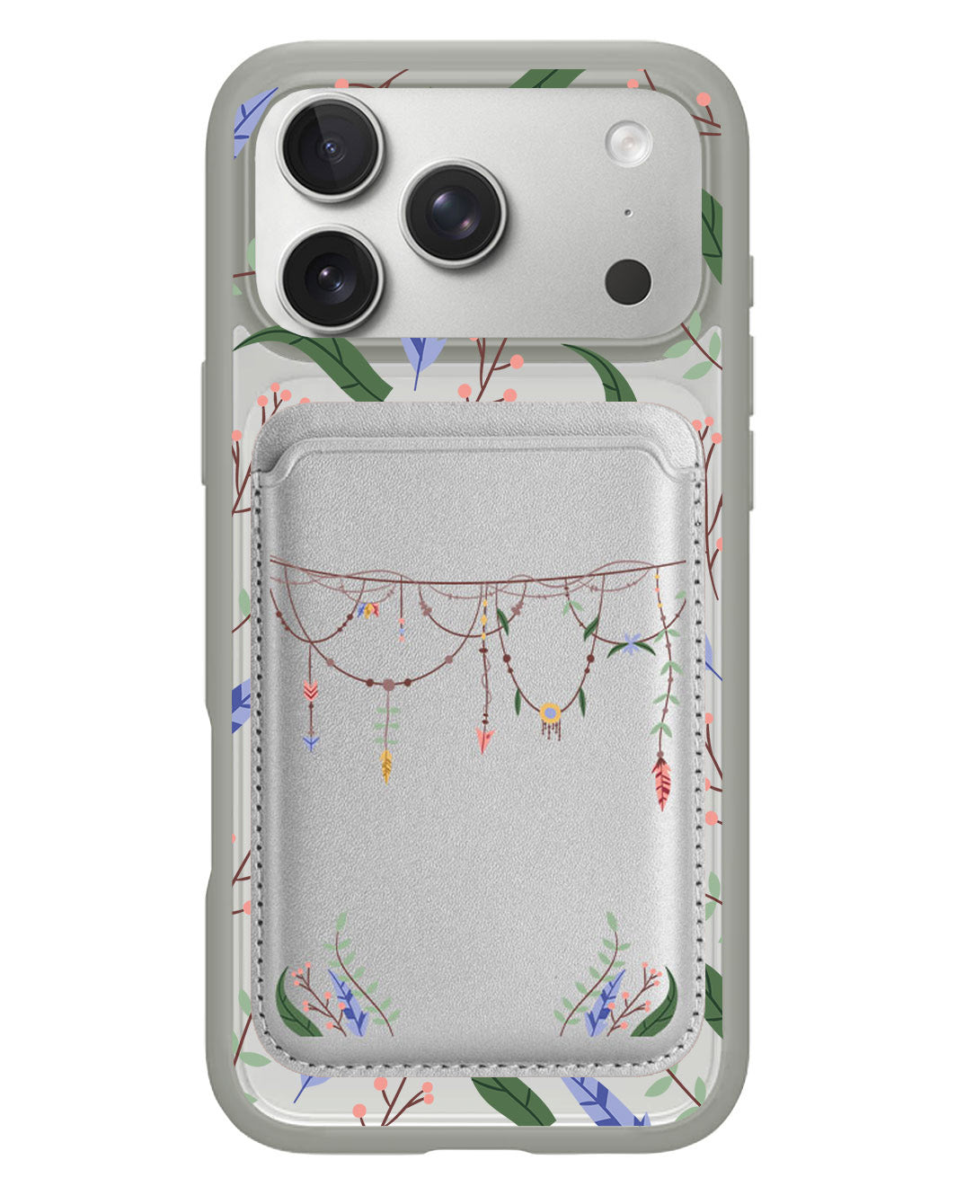 iPhone Magnetic Wallet Case - Bohemian