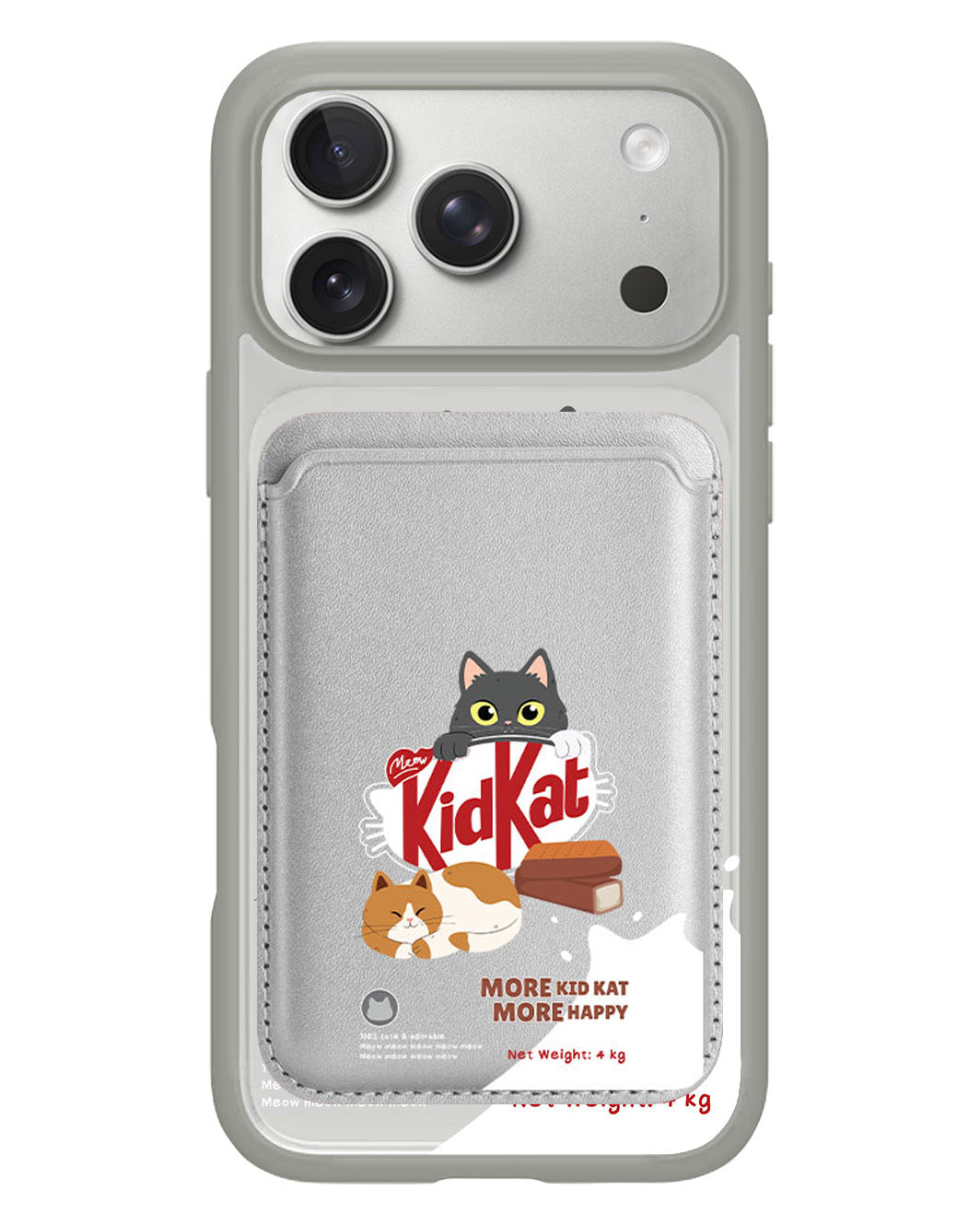 iPhone Magnetic Wallet Case - Kidkat