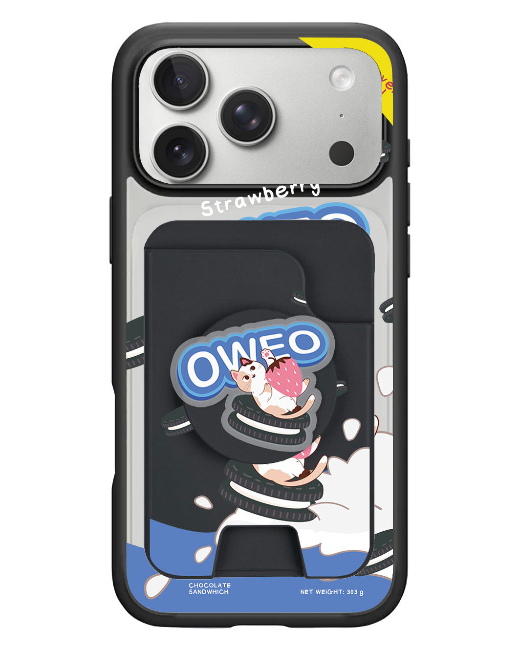 iPhone Magpop Wallet - Oweo Cat