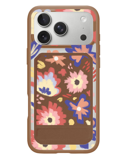 iPhone Magnetic Multifold Wallet - Flower Lovers