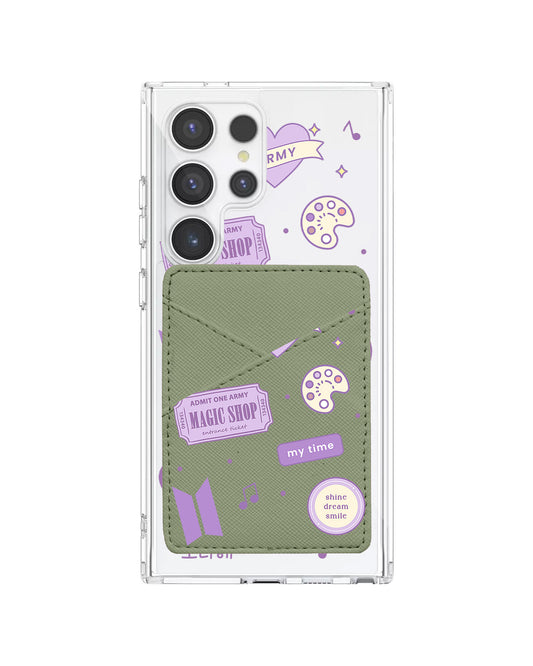 Android Phone Wallet Case - BTS Sticker Pack