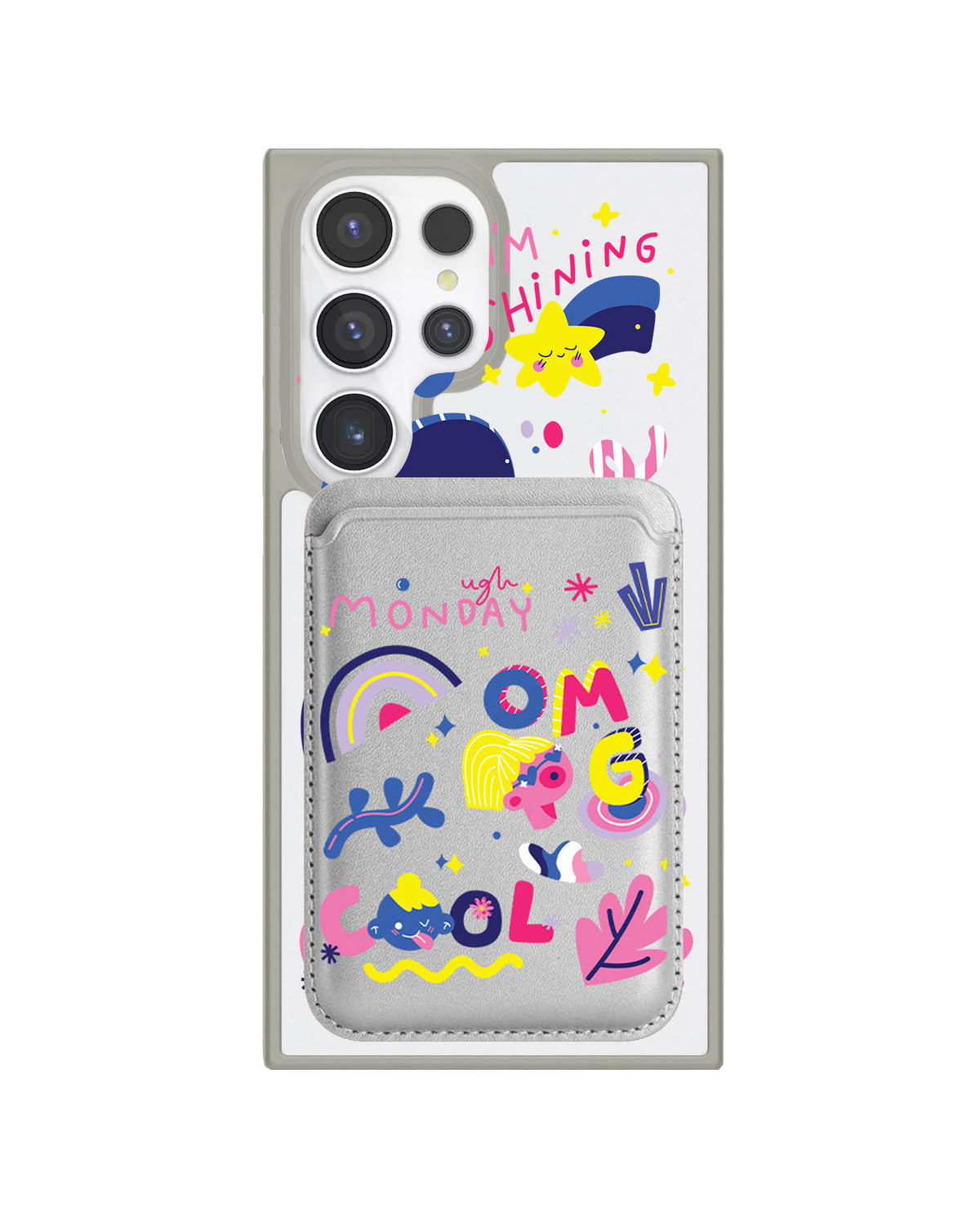 Android Magnetic Wallet Case - Monday, My Day