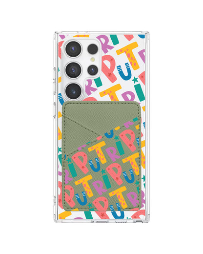 Android Phone Wallet Case - Playful Monogram 4.0