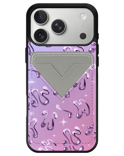 iPhone Avant Wallet Case - Chrome Monogram 4.0