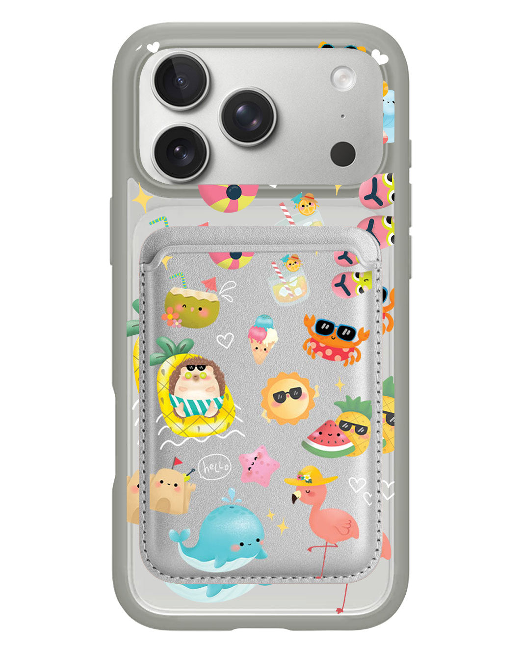 iPhone Magnetic Wallet Case - Summer