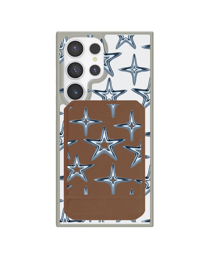 Android Magnetic Multifold Wallet - Chrome Star