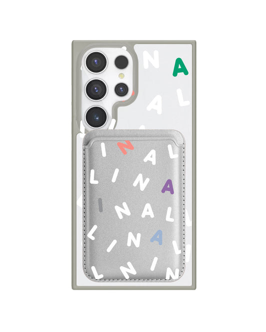 Android Magnetic Wallet Case - Monogram 2.0 Putih