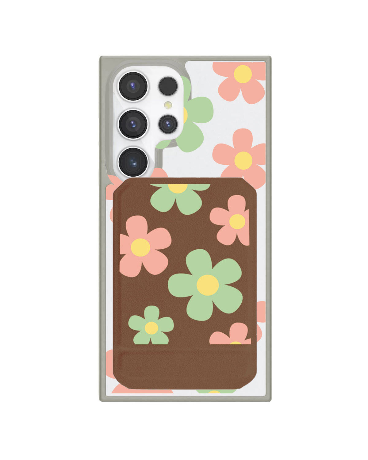 Android Magnetic Multifold Wallet - Daisy Spring
