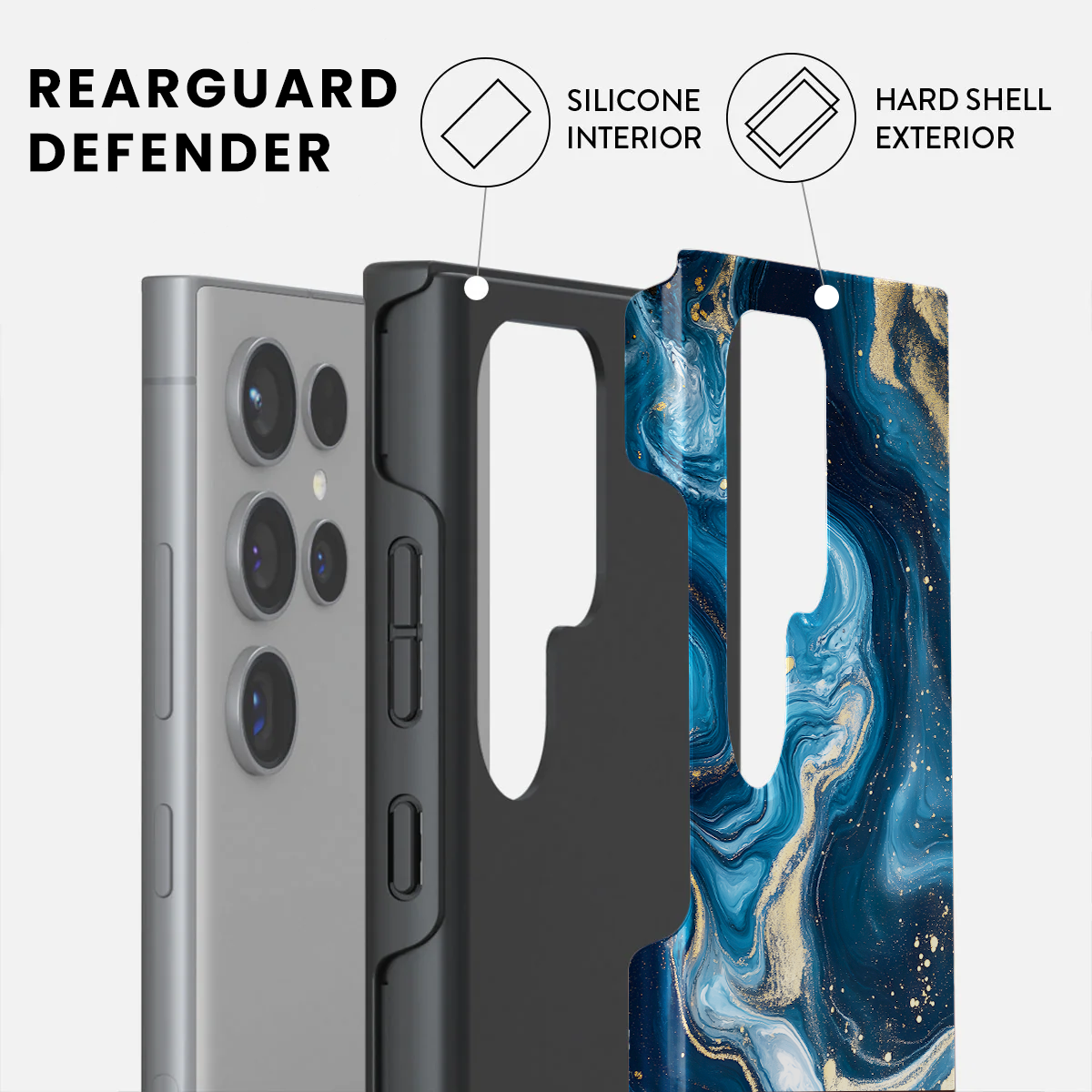 Android Rearguard Defender - Chrome Monogram 3.0
