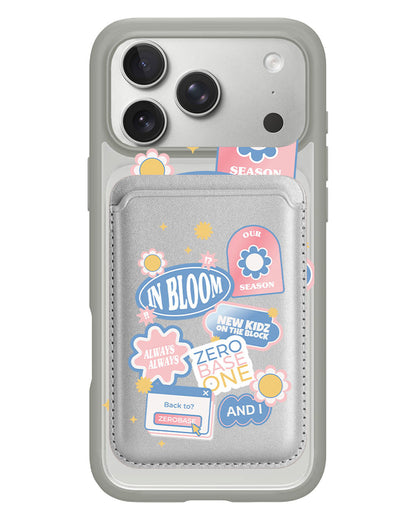iPhone Magnetic Wallet Case - Zerobaseone Song Sticker Pack
