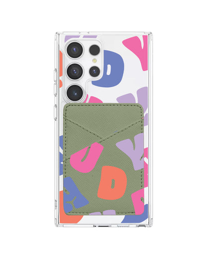 Android Phone Wallet Case - Chubby Monogram