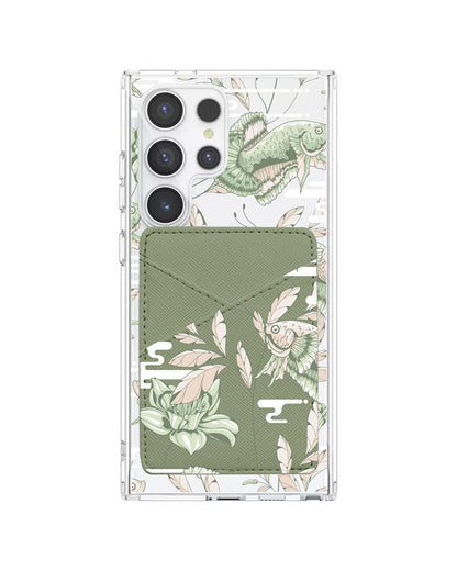 Android Phone Wallet Case - Fish & Floral 6.0