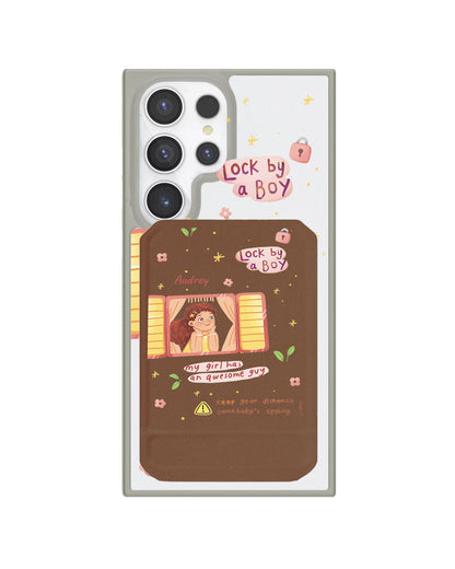 Android Magnetic Multifold Wallet - Crush Girl