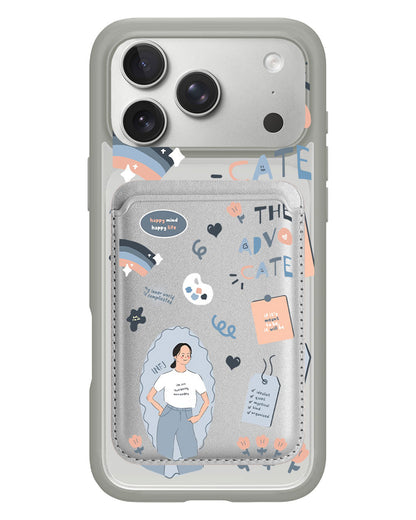 iPhone Magnetic Wallet Case - INFJ