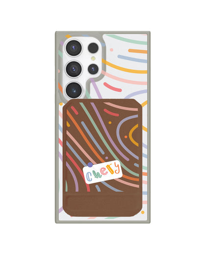 Android Magnetic Multifold Wallet - Doodle Monogram 2.0