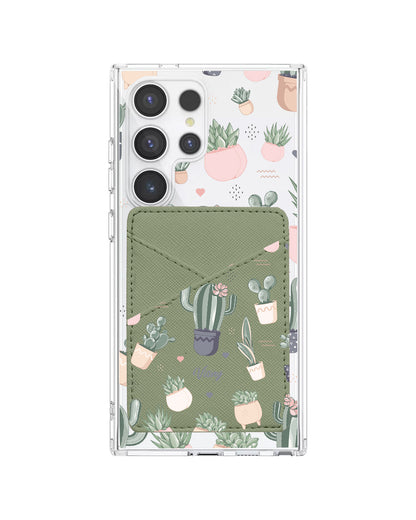 Android Phone Wallet Case - Cactus 2.0