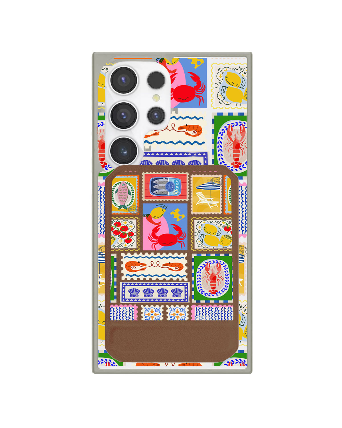 Android Magnetic Multifold Wallet - Seaside Opulence 1.0