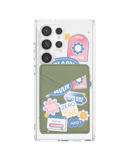 Android Phone Wallet Case - Zerobaseone Song Sticker Pack