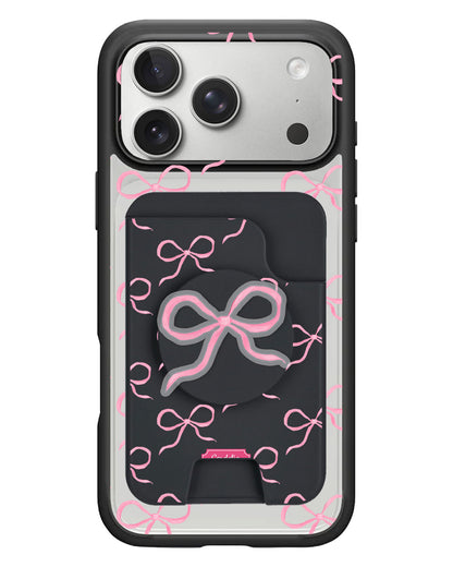 iPhone Magpop Wallet - Coquette Pink Bow