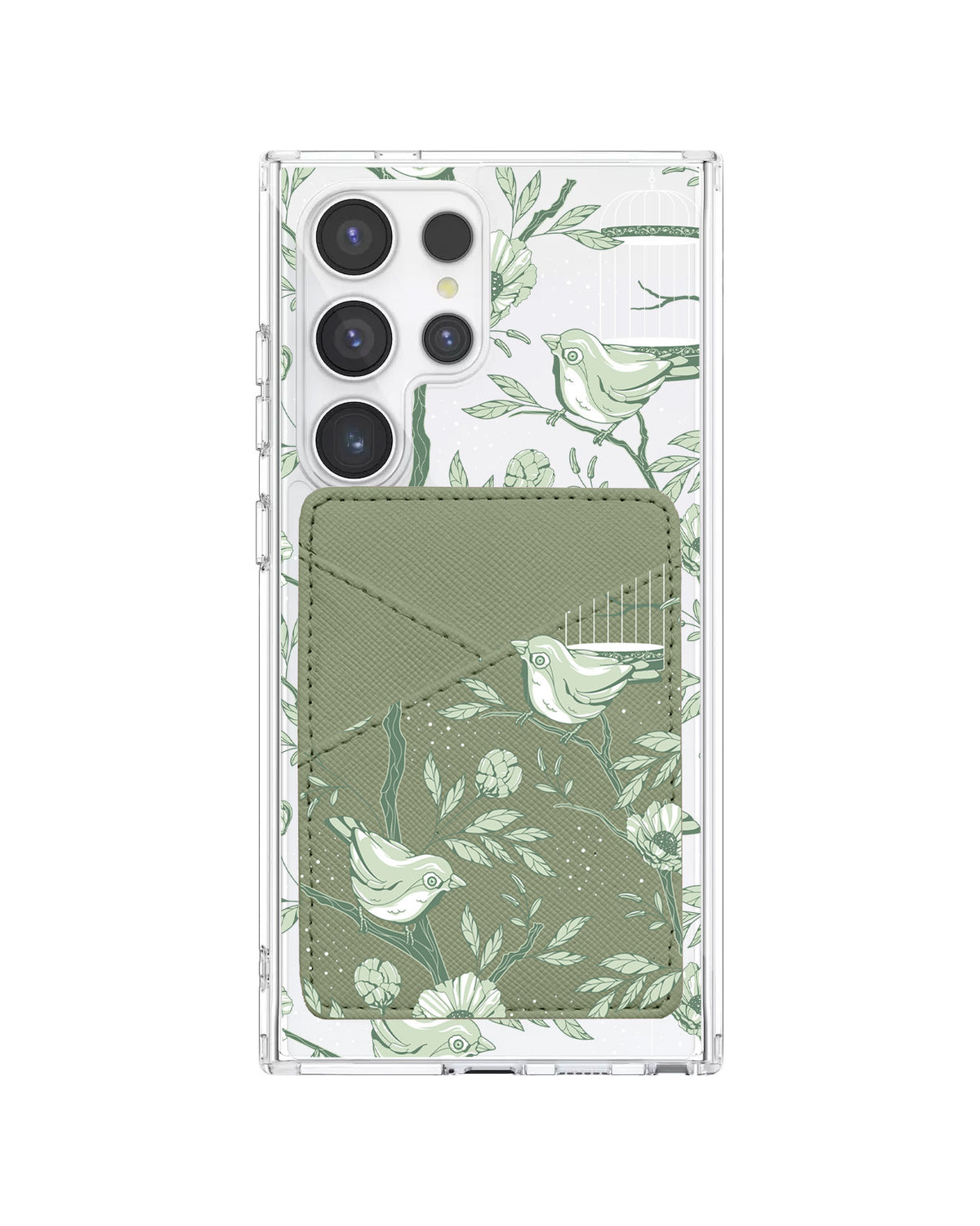 Android Phone Wallet Case - Lovebird Monochrome 4.0