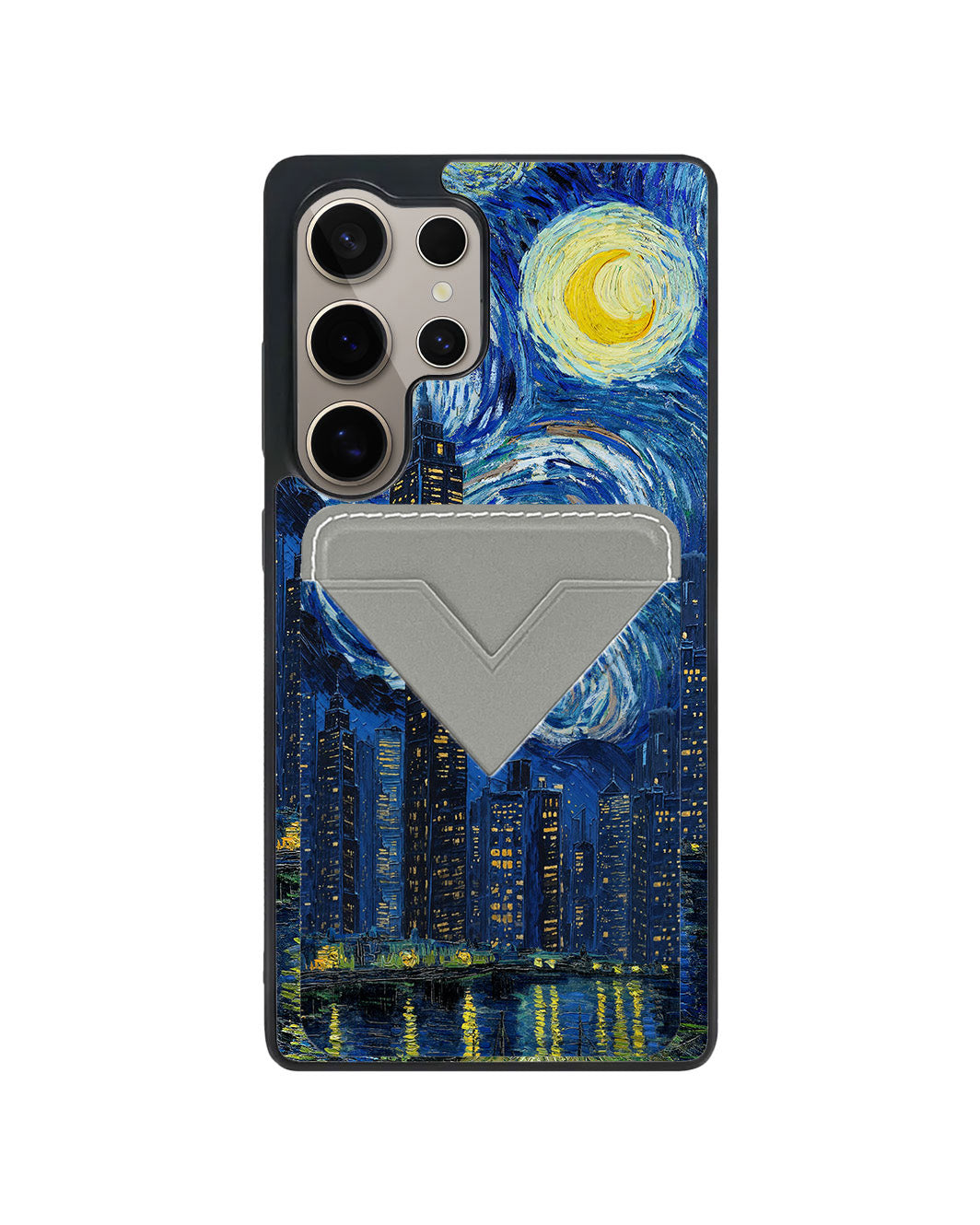 Android Avant Wallet Case - Starry Cityscape