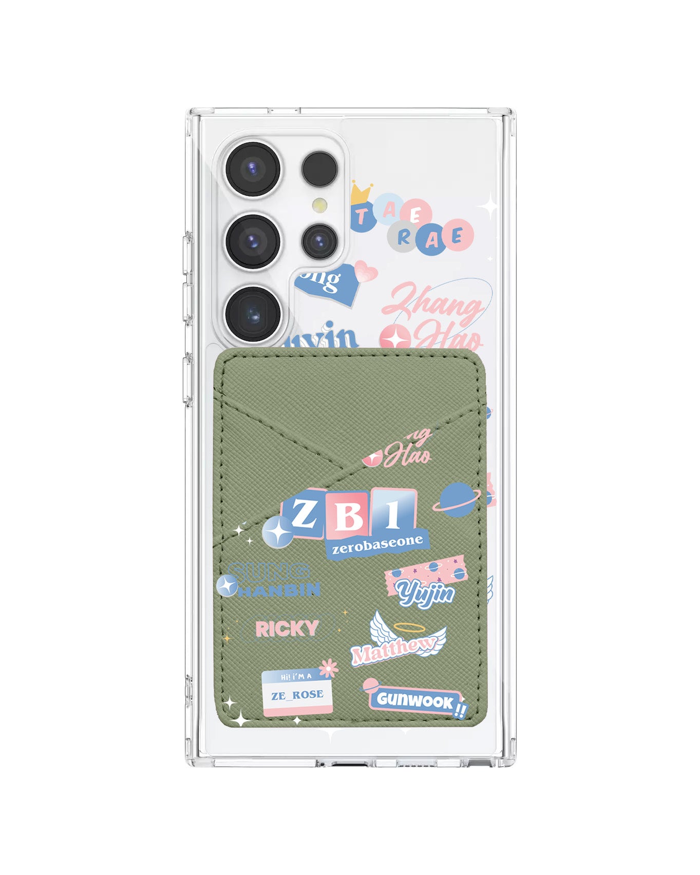 Android Phone Wallet Case - Zerobaseone Members