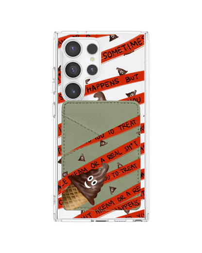 Android Phone Wallet Case - Oh..Shit Happens