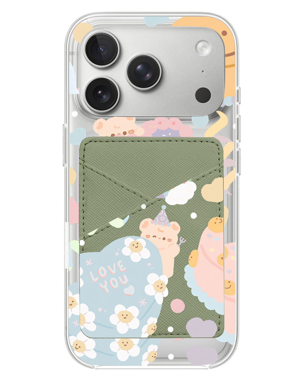 iPhone Phone Wallet Case - Cake Party