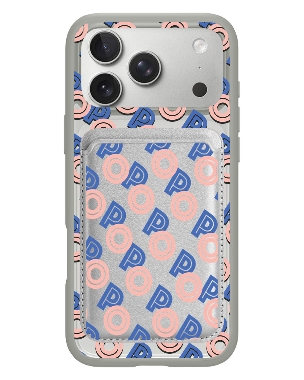 iPhone Magnetic Wallet Case - Initial Monogram 1.0