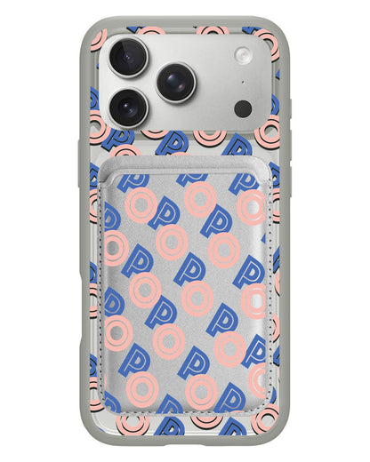 iPhone Magnetic Wallet Case - Initial Monogram 1.0