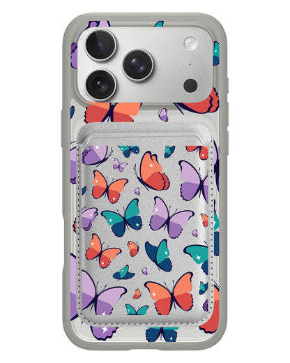 iPhone Magnetic Wallet Case - Butterfly
