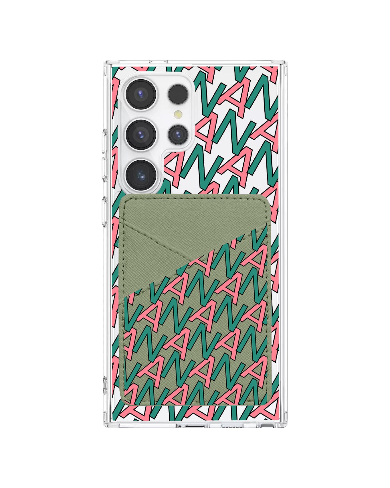 Android Phone Wallet Case - Initial 7.0 Monogram