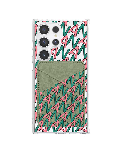 Android Phone Wallet Case - Initial 7.0 Monogram