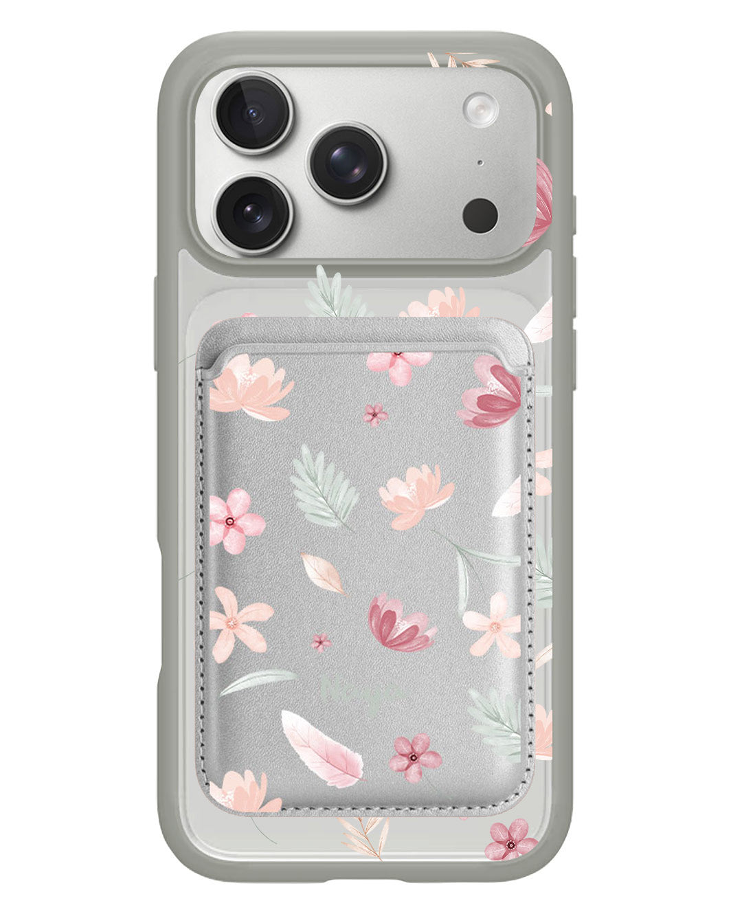 iPhone Magnetic Wallet Case - Wild Flower