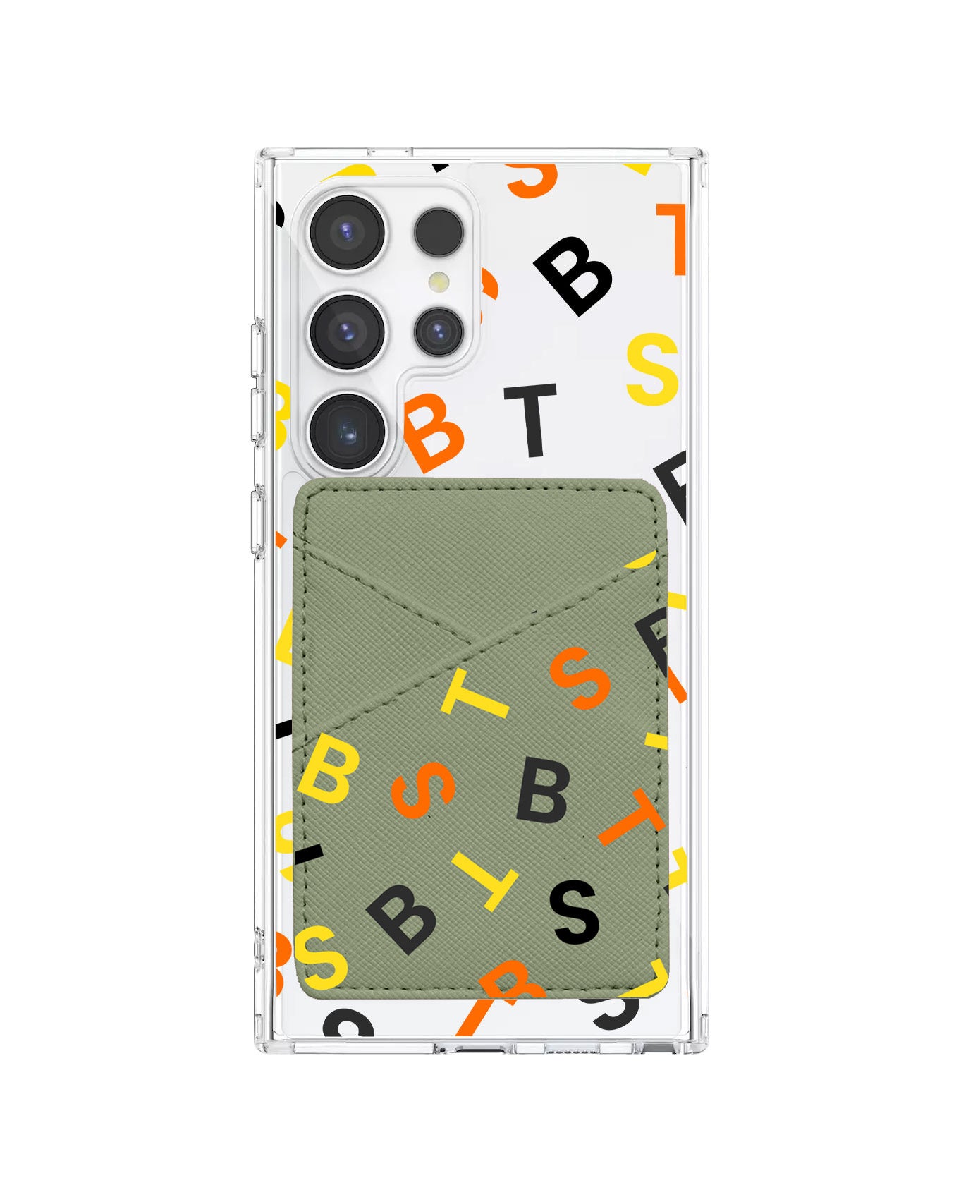 Android Phone Wallet Case - BTS Monogram