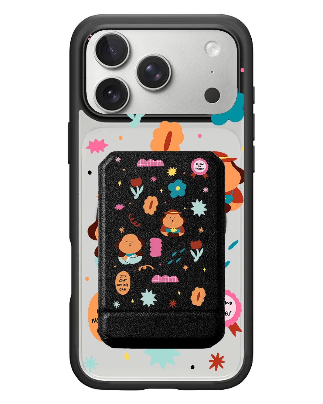 iPhone Magnetic Multifold Wallet - Selflove Garden