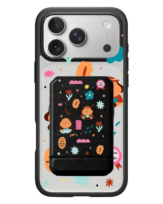 iPhone Magnetic Multifold Wallet - Selflove Garden