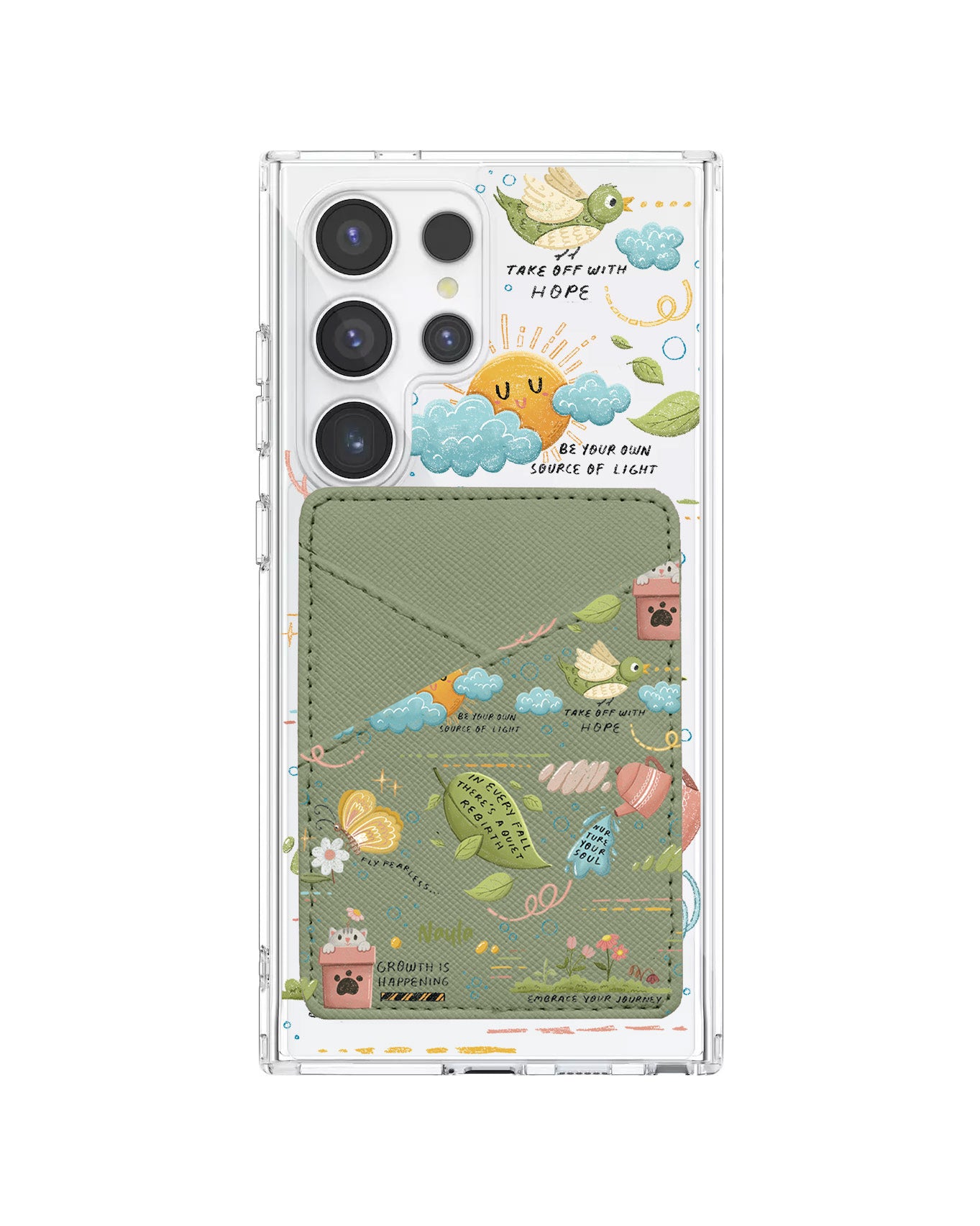 Android Phone Wallet Case - Growth