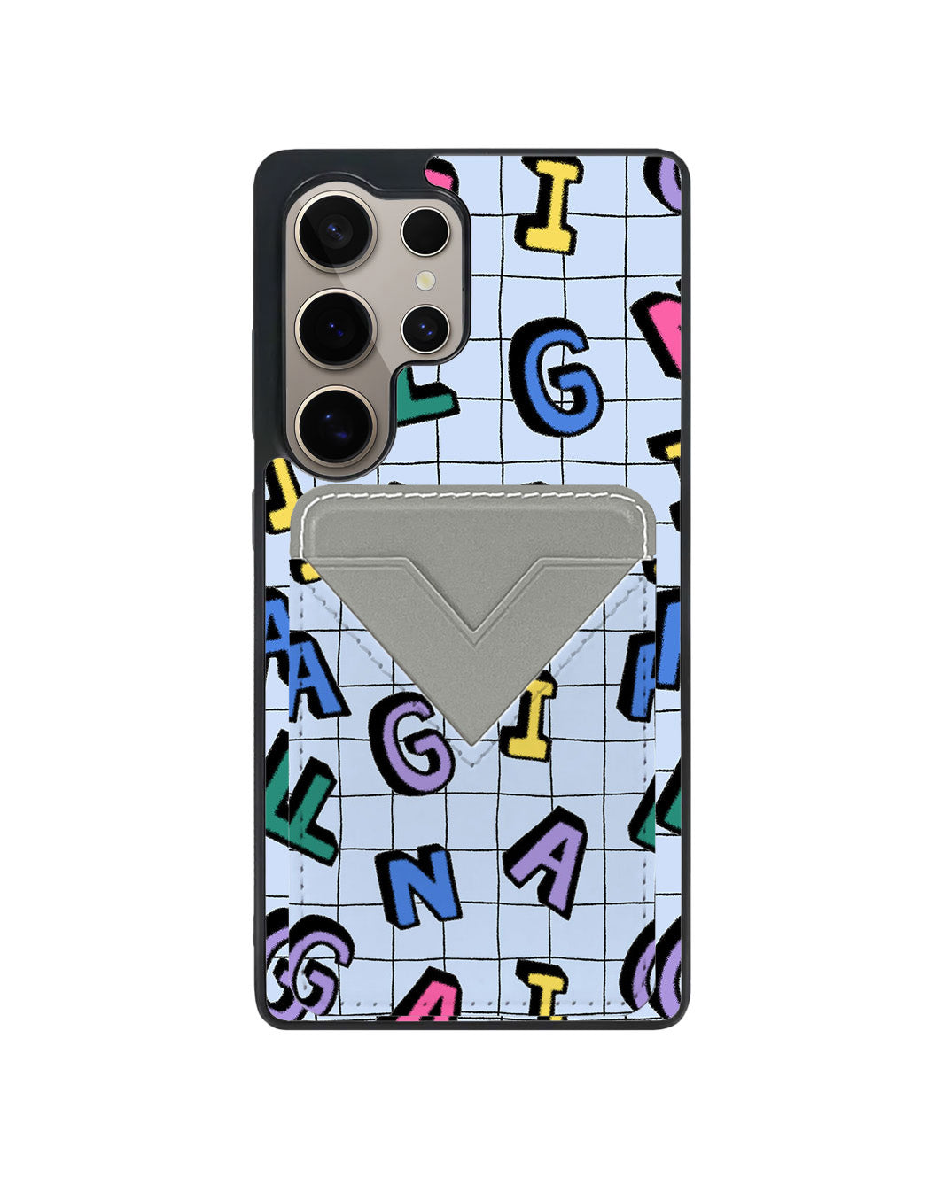 Android Avant Wallet Case - Playful Monogram 2.0