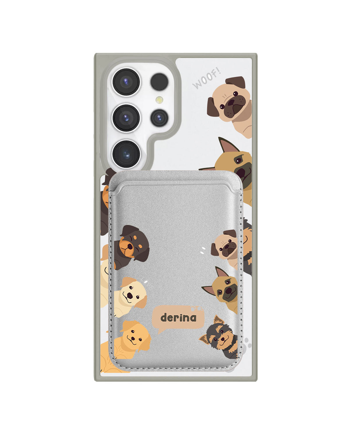 Android Magnetic Wallet Case - Ruff Family