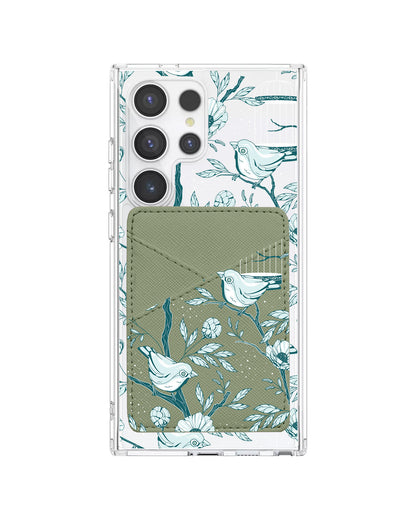 Android Phone Wallet Case - Lovebird Monochrome 6.0