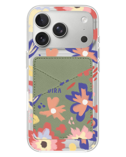 iPhone Phone Wallet Case - Flower Lovers