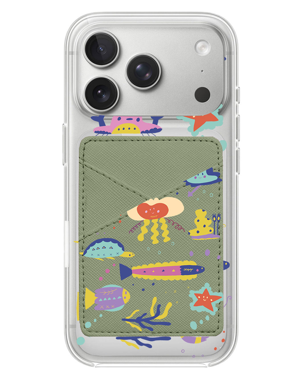 iPhone Phone Wallet Case - Ocean World