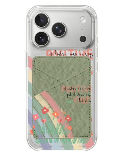 iPhone Phone Wallet Case - Positive Vibes